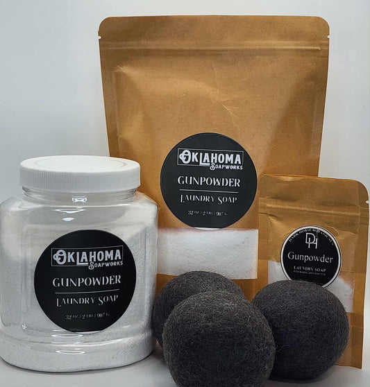 Gunpowder Scented Laundry Soap with Booster