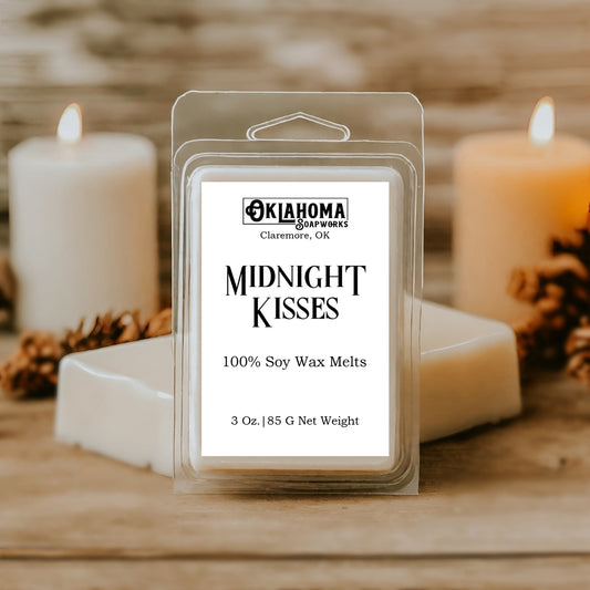 Midnight Kisses Soy Wax Melts – Romantic, Sweet, and Irresistible