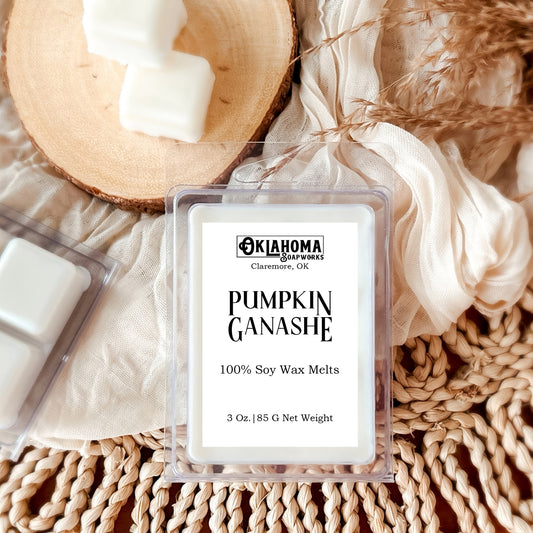 Pumpkin Ganache Soy Wax Melts – Rich, Creamy Autumn Comfort