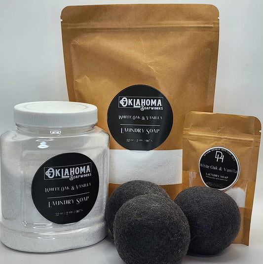 White Oak & Vanilla Laundry Soap with Booster